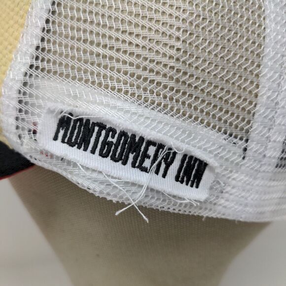 Cincinnati Reds MLB Snapback Mesh Back Hat Gold White Adjustable Montgomery Inn - Picture 6 of 12